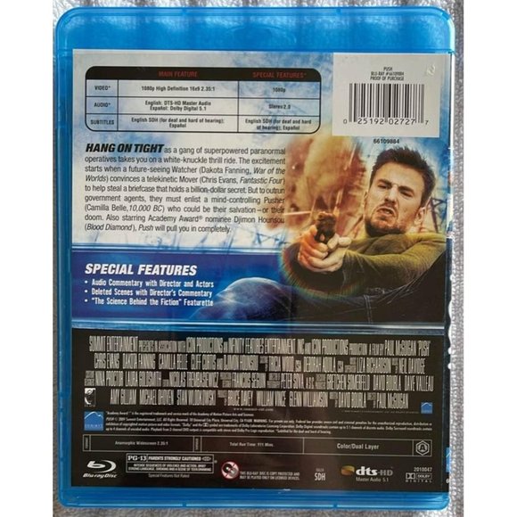 Push (Blu-ray) - Chris Evans, Dakota Fanning - Picture 2 of 4